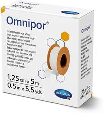 OMNIPOR, PRZYLEPIEC Z WŁÓKNINY, BIAŁY, 1,25 CM X 5 M, 1 SZT