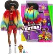 Barbie Extra Moda Lalka Teczowy plaszcz GVR04