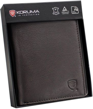 Portfel męski skórzany z ochroną RFID BLOCK SM 906GBR