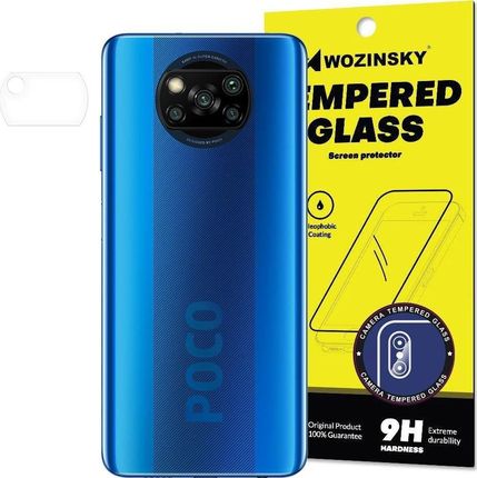 Wozinsky Camera Tempered Glass szkło hartowane 9H na aparat kamerę Xiaomi Poco X3 NFC
