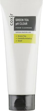 Coxir Pianka Czyszcząca Green Tea Ph Clear Foam Cleanser 150Ml