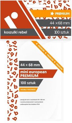 Rebel Koszulki Mini European Premium 44x68mm 100szt.