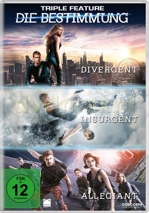 Divergent 1-3 (Niezgodna 1-3) [3DVD]