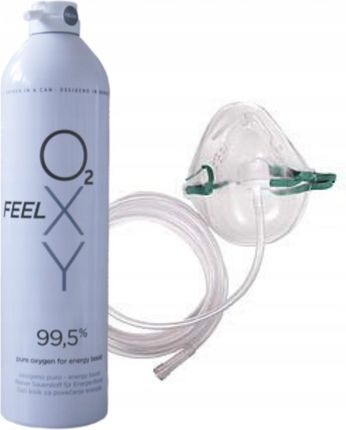 Tlen Inhalacyjny Feel Oxy 99,5% Tlenu 12L+Maska