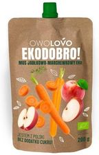 Zdjęcie Owolovo Mus jabłkowo-marchewkowy Ekodobro 200g - Rzeszów