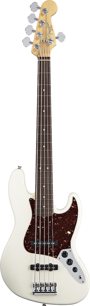 Fender American Standard Jazz Bass V (5-String) Olympic