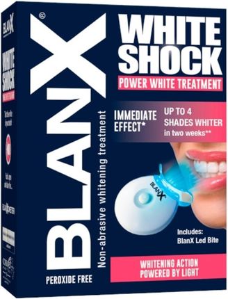 Berren Blanx White Shock Intensywny System Wybielający + Blanx Led Bite 50Ml