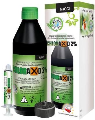 Cerkamed Chloraxid 2% 400 G- Płyn Do Płukania Kanałów Korzeniowych