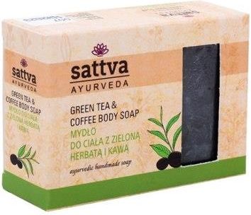 Sattva Ayurveda Mydło Do Ciała Zielona Herbata I Kawa 125G