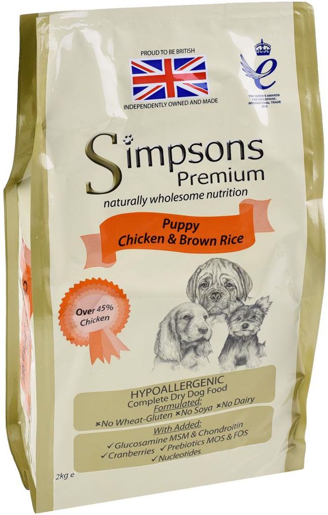 Karma Simpsons Premium Simpsons Puppy Chicken & Brown Rice Bezglutenowa