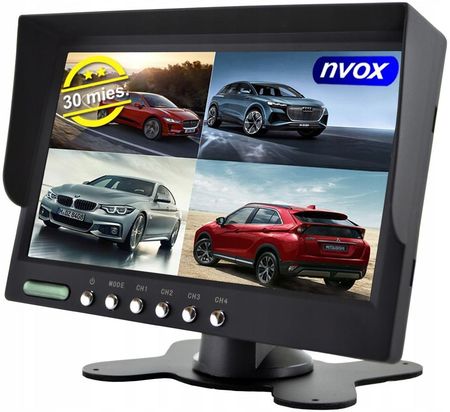 NVOX NVOX MONITOR 7'' SAMOCHODOWY LCD HD OBSŁ. 4 KAMER NVOXHM740HDQUAD4PIN