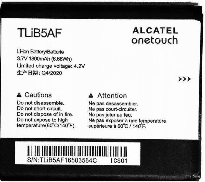 Batteria Alcatel TLIB5AF Batteria Originale Alcatel TLIB5AF 1800mAh - Ricambio Per X'POP, Modem MW40, LinkZone E Altri Dispositivi Batteria Per Alcatel X Pop E Modem - Foto 4