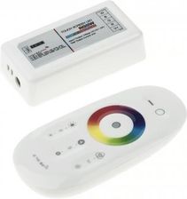 Zdjęcie Eco Light Sterownik do taśm LED RGB RF 6A 72W z pilotem dotykowym (AK004EC) - Tłuszcz