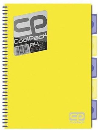 Patio Brulion A4 Coolpack 200 Kartek Żółty Neon