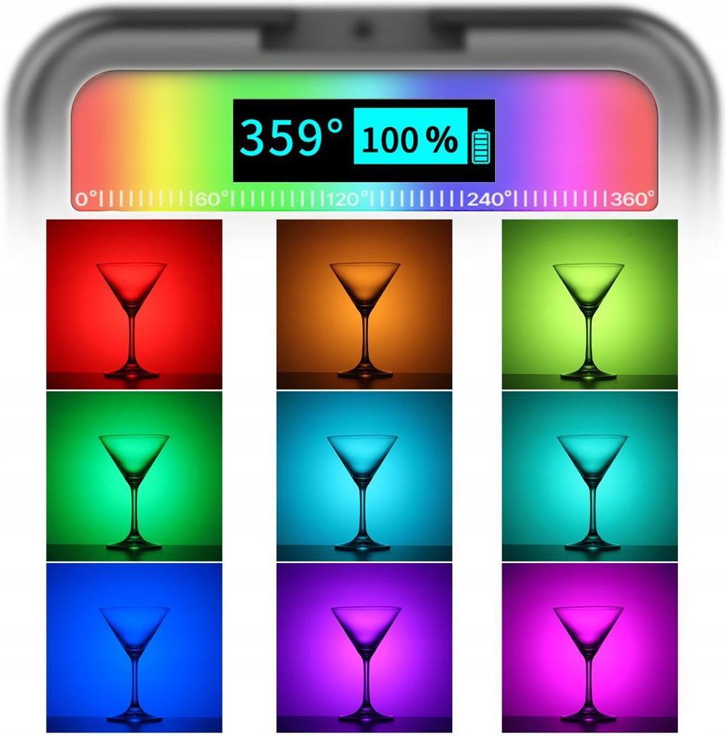 Lampa ULANZI VL49 RGB - zdjęcie 8 Lampa ULANZI VL49 RGB