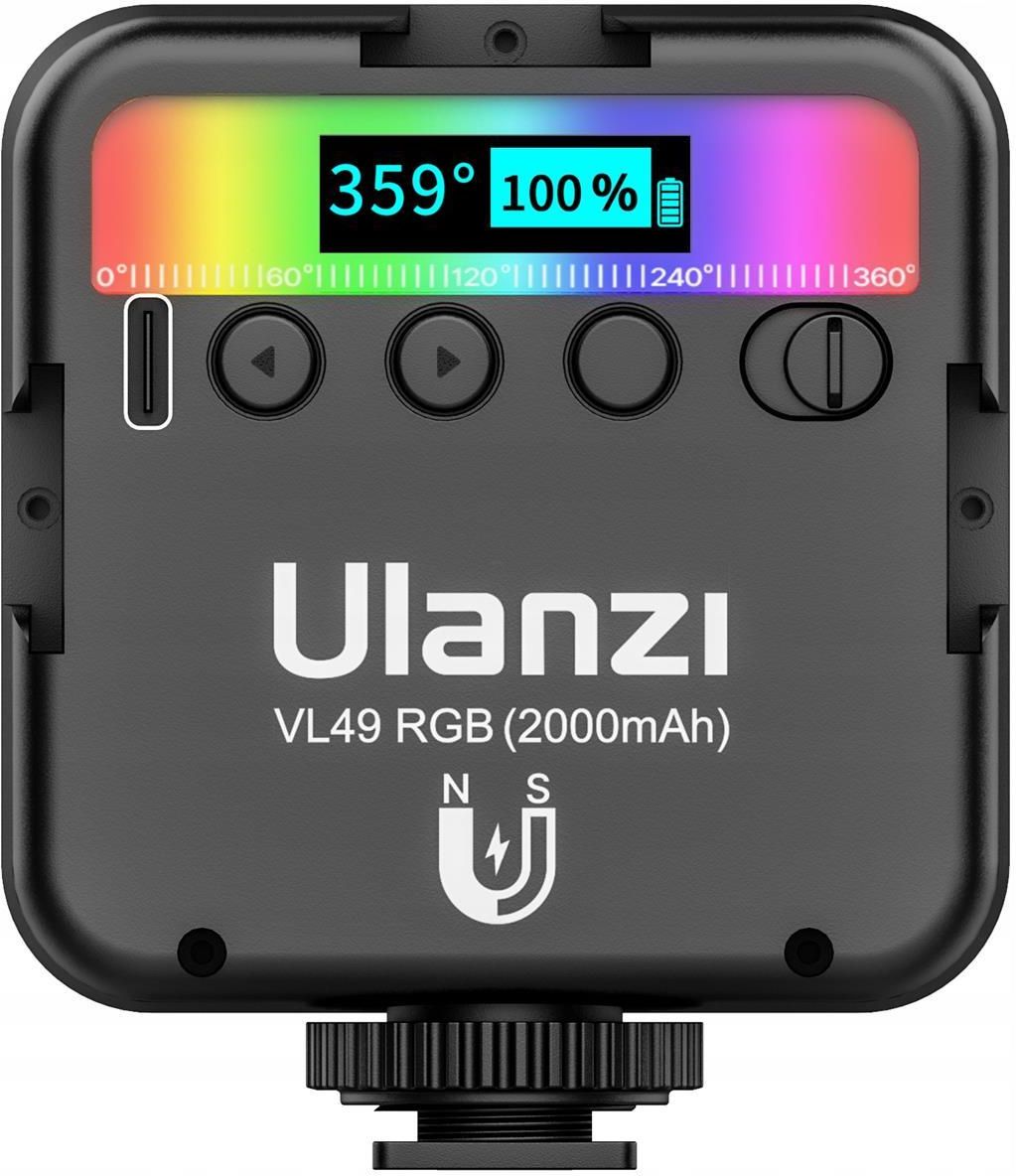 Lampa ULANZI VL49 RGB - zdjęcie 9 Lampa ULANZI VL49 RGB