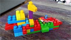 Mega Bloks 60 elementów Torba niebieska DCH55