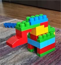 Mega Bloks 60 elementów Torba niebieska DCH55
