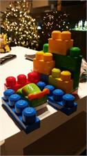 Mega Bloks 60 elementów Torba niebieska DCH55