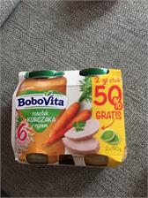 Bobovita Jabłka I Banany Z Kleikiem Owsianym Po 6 Miesiącu 2X190G