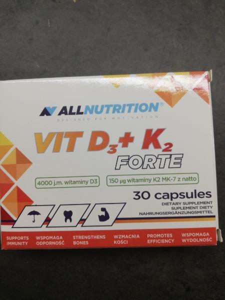 Sfd Allnutrition Vit D3k2 Forte 30 Kaps
