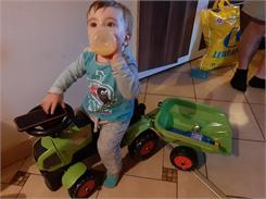 Falk Traktor Z Przyczepką Class