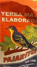 Yerba Mate Pajarito Elaborada 1kg
