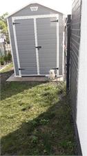 Keter Manor 6x5 DD domek narzędziowy szary biały