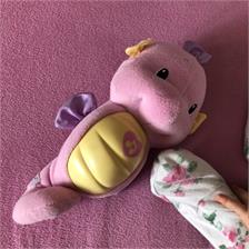 Fisher-Price Świecący konik morski różowy DGH84 DGH83