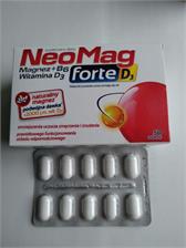NeoMag forte D3 Tabletki na niedobór magnezu i witaminy D3 50tabl