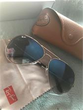 Okulary przeciwsłoneczne RAY-BAN - Aviator Gradient 0RB3025 003/3F Silver/Blue