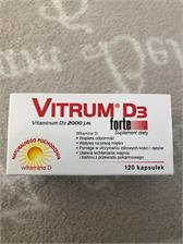 Vitrum D3 Forte 2000 J.M. 120 kaps.