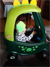 Little Tikes Samochód Cozy Coupe Dino Dinozaur 173073