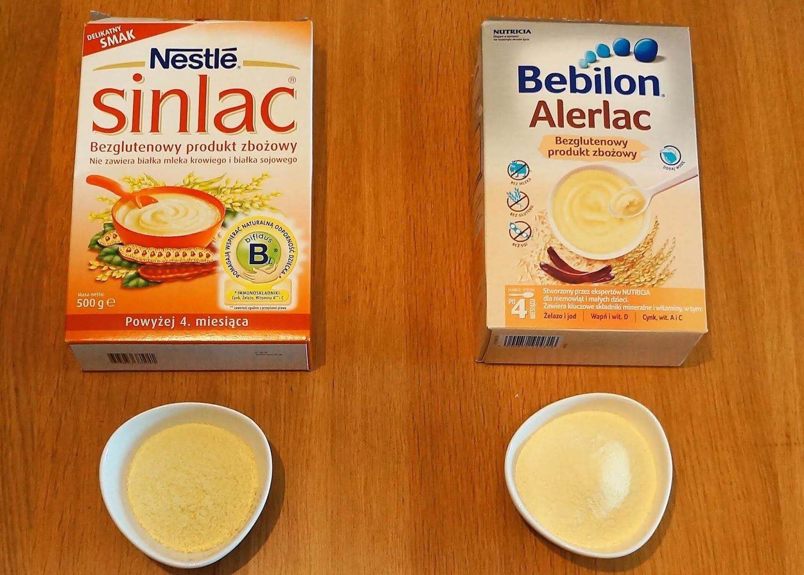 Nestle Sinlac Bezglutenowy Produkt Zbożowy Po 4 Miesiącu 500G Ceny i