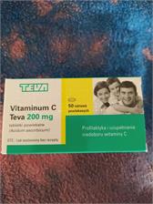Vitaminum C Teva 200 mg - 50 tabl.