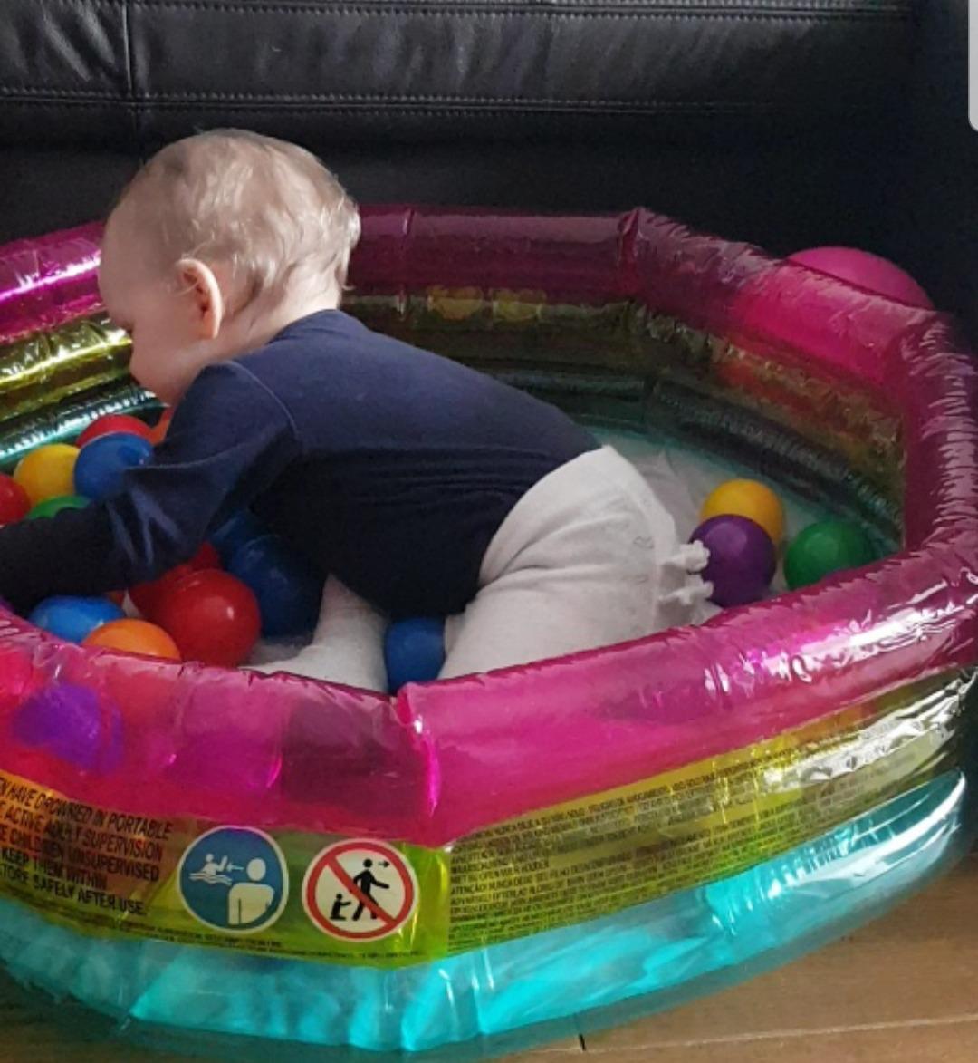 Intex Dmuchany Basen Z Piłeczkami Classic 3Ring Baby Ball Pit 48674Np