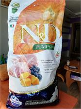 Farmina N&D Grain Free Pumpkin Lamb&Blueberry Puppy Medium/Maxi 12Kg