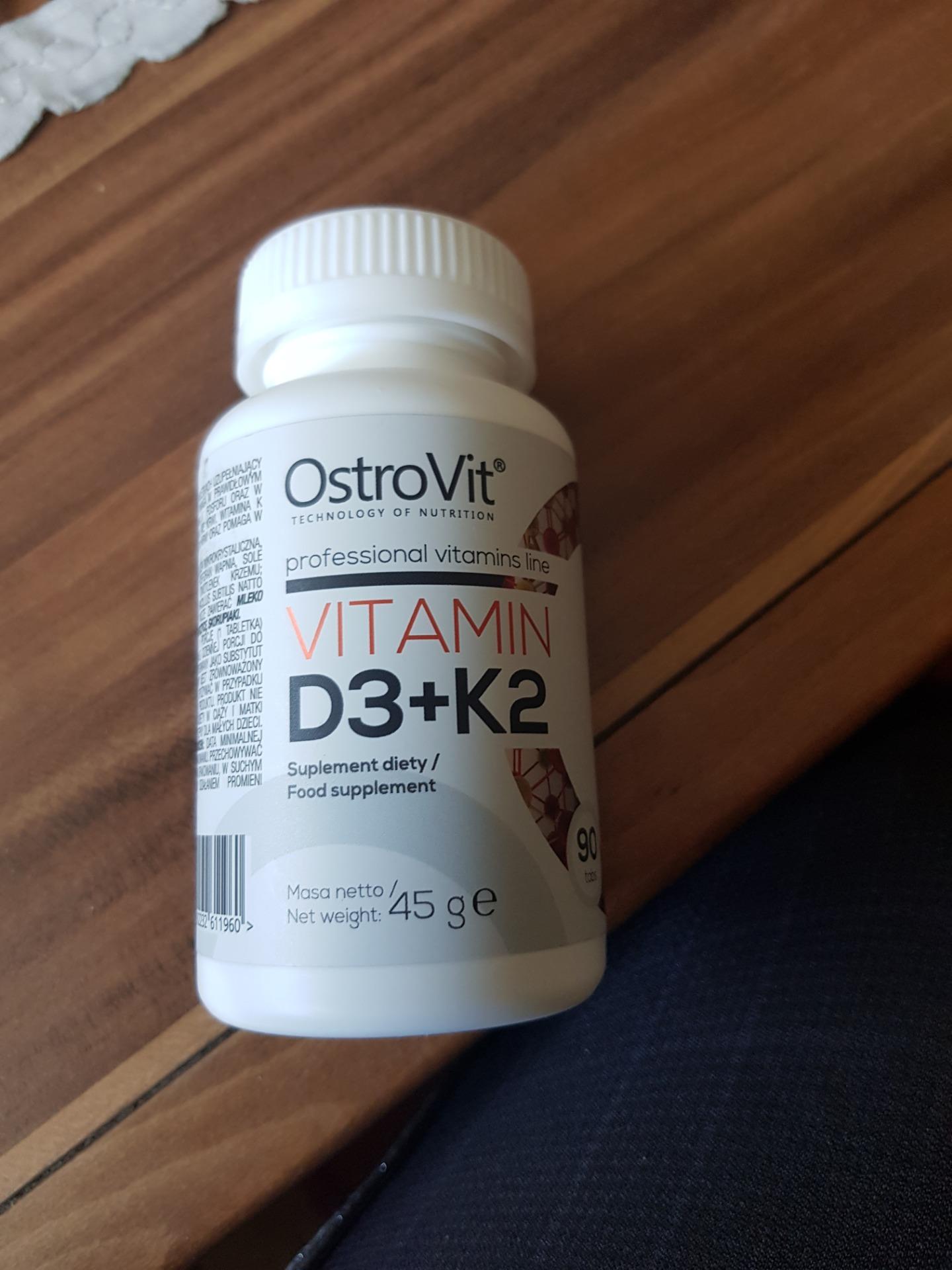 Ostrovit Vitamin D3 + K2 90 tabl. - Opinie i ceny na Ceneo.pl