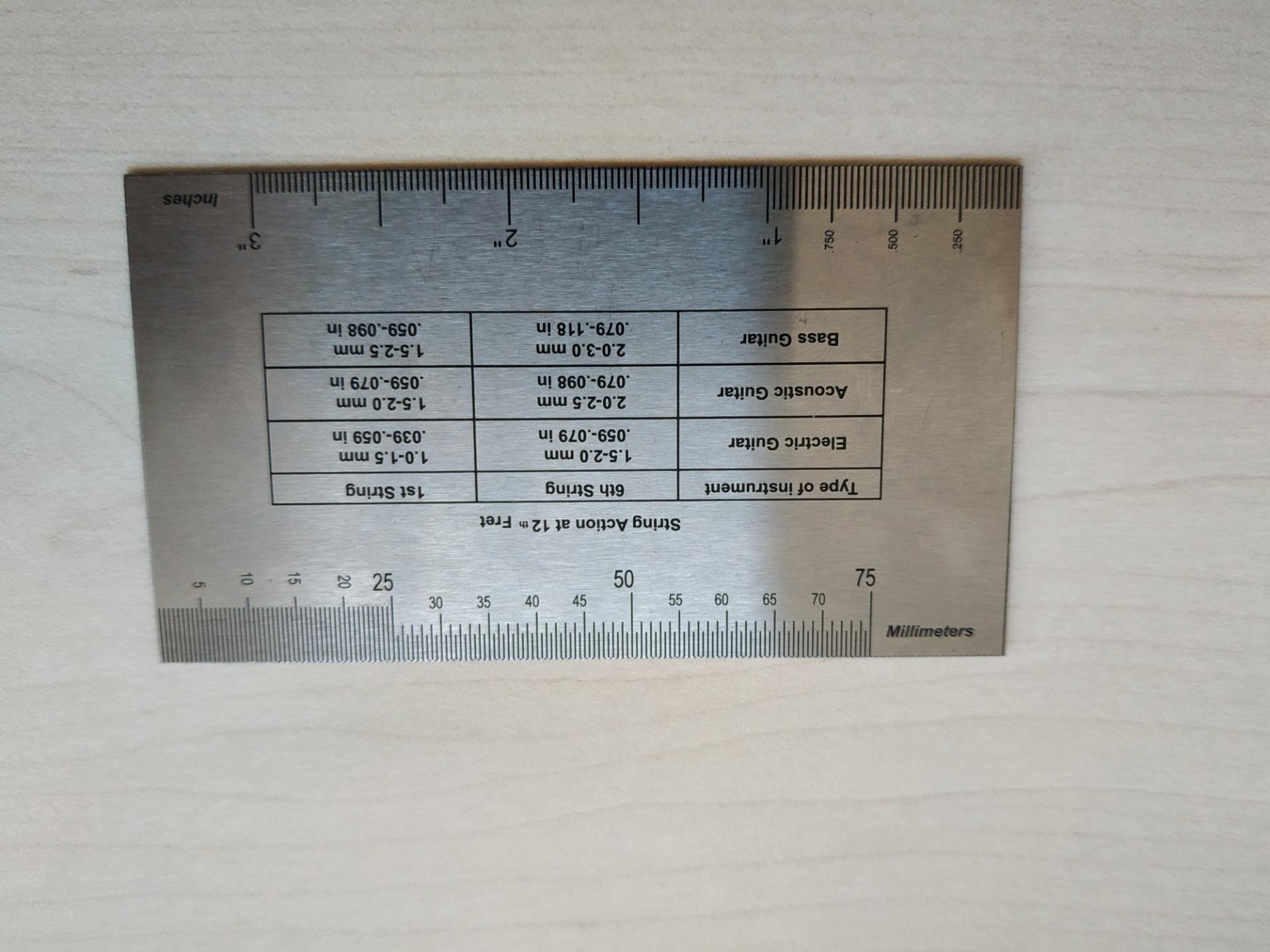 Rock Ruler Rock n Ruler String Action Gauge, linijka do pomiaru akcji strun - Ceny ...