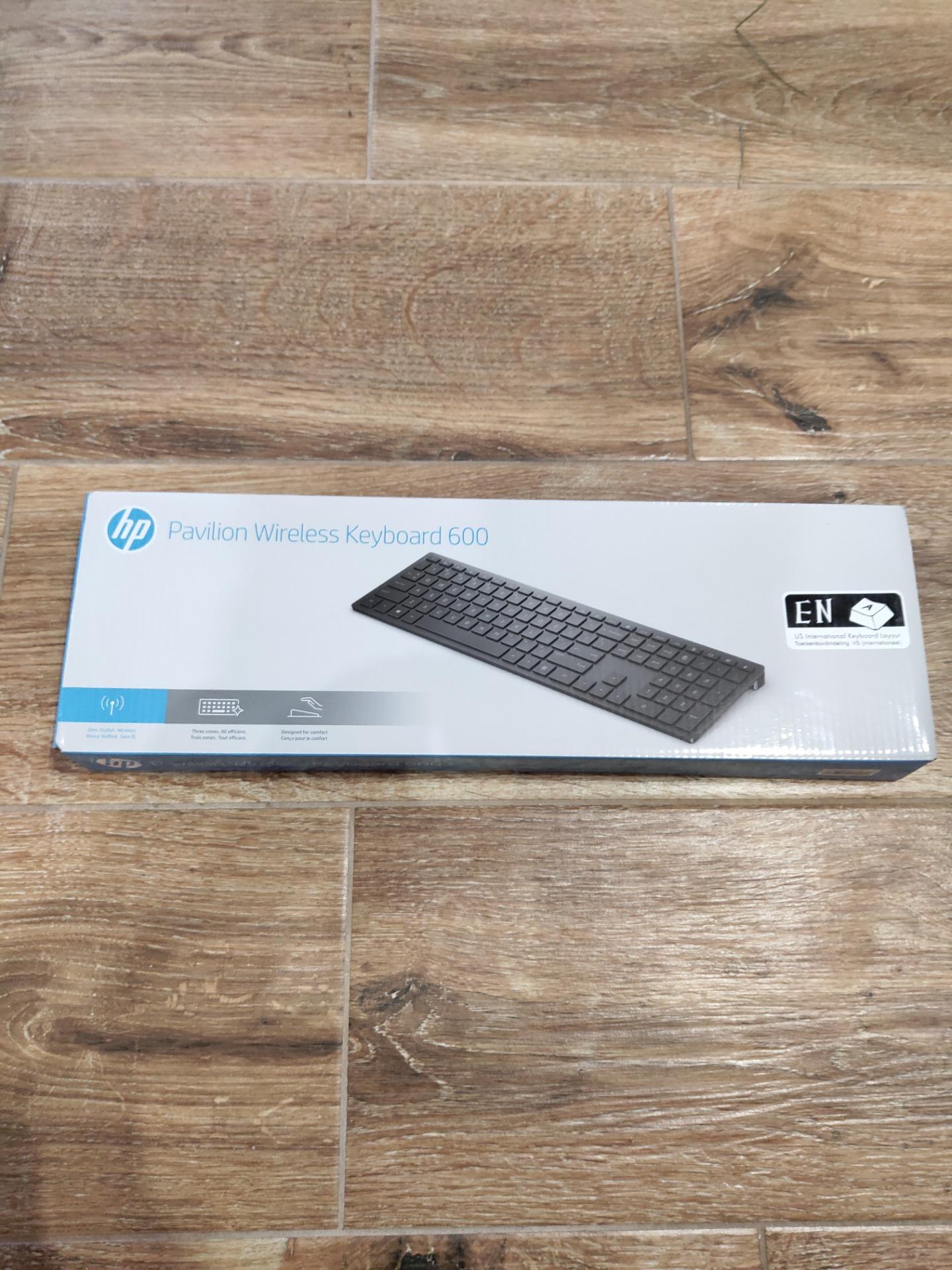 HP Pavilion 600 Wireless Keyboard - Full Size QWERTY (English) - 4CE98AA