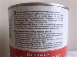 Dolina Noteci Karma Premium Dla Psa Wołowina 800G