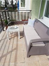 Bazkar Corfu Love Seat Max Sofa 227641 Cappuccino Beż