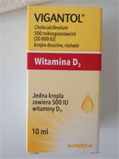 Vigantol 20 000IU krople doustne 10ml