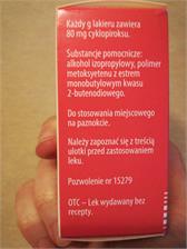 Pirolam lakier do paznokci leczniczy 80 mg/g butelka 4 g