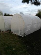 GardenPoint Namiot Foliowy Metalowy 2X4M Biały