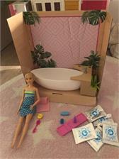 Barbie Lalka Relaks w spa + akcesoria GKH73 Gjg55