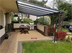Palram Aluminiowe zadaszenie tarasu Sierra 3x5,46m Szare