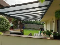 Palram Aluminiowe zadaszenie tarasu Sierra 3x5,46m Szare