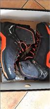 Salewa Ms Mtn Trainer Mid Gtx Gore Tex 63458 0985 Asphalt Fluo Orange