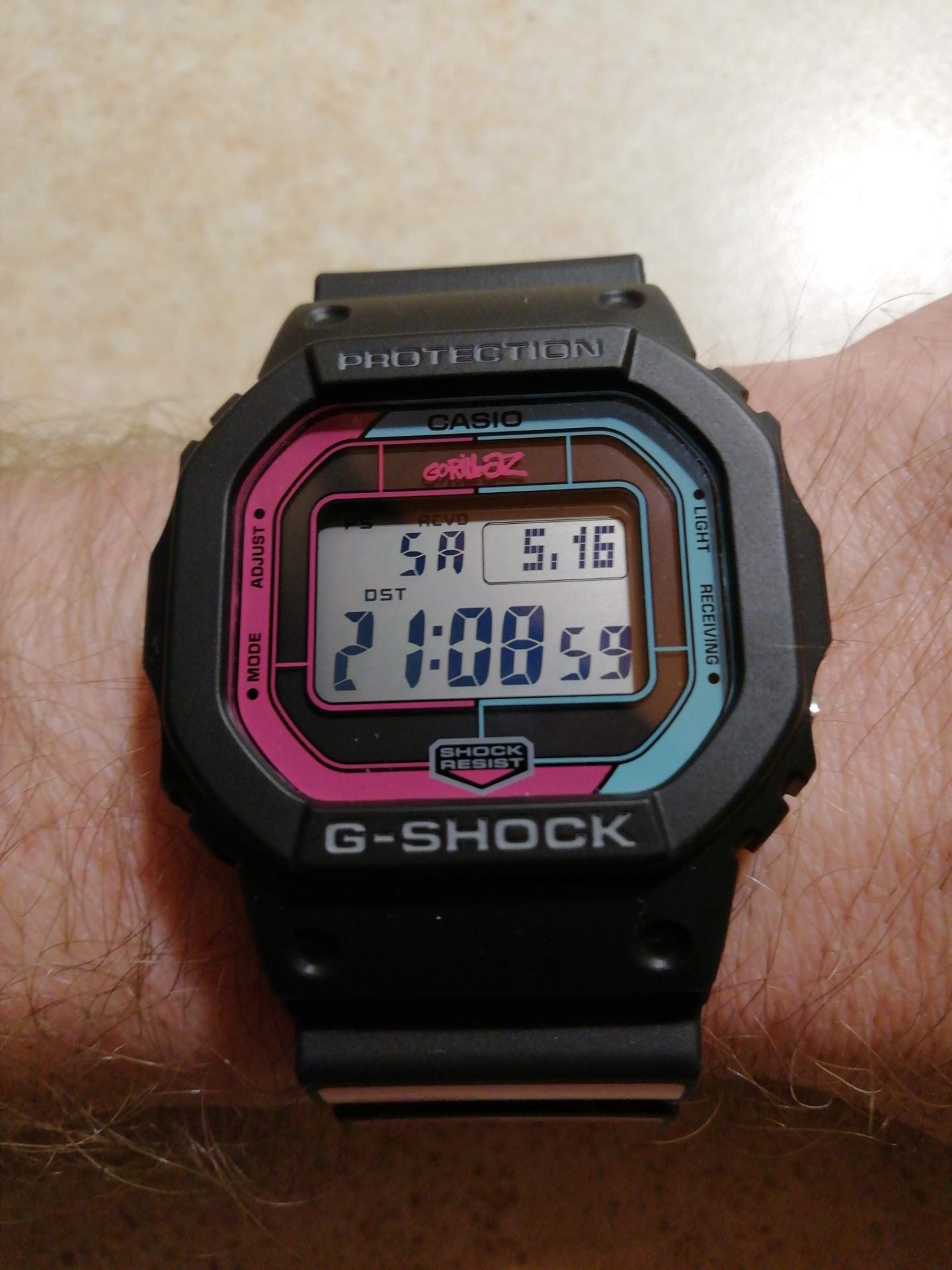 値段交渉受 G-SHOCK GW-B5600GZ-1 Gorillaz コラボ - 時計